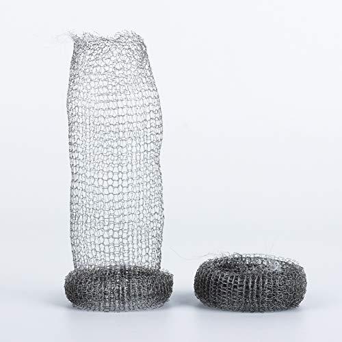 Buytta 48 PCS Lint Traps Washing Machine Lint Trap Stainless Steel lint Snare Traps Laundry Mesh Washer Hose Filter Washing Machine Lint Snare, Lint Traps Hose Screen Filter Catcher with 48 Nylon Cable Ties