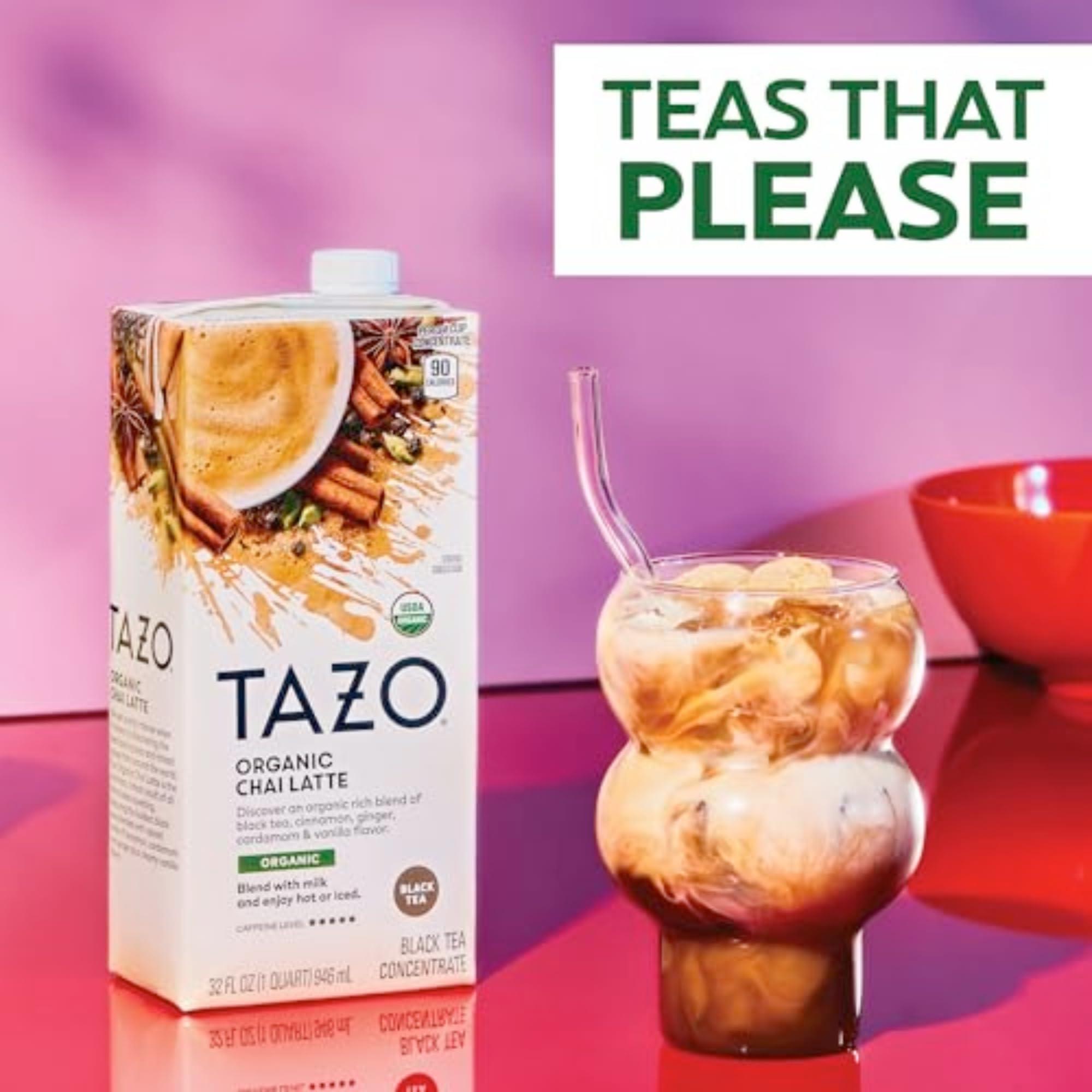 TAZO TAZO Concentrate Organic Chai, 32 Fl Oz (Pack of 2)