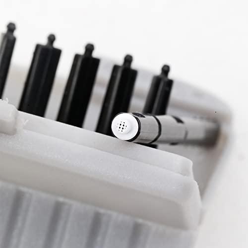 SZYKKO Genuine Phonak Cerustop Wax Guards Color Gray- 4 Packs (32 Filters)