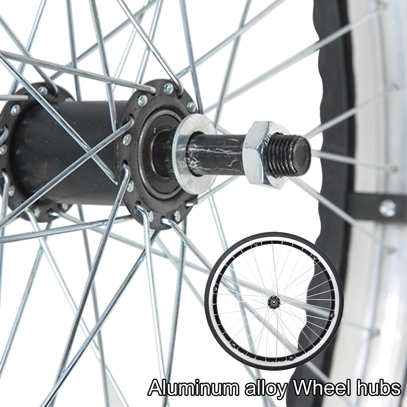 ESOYAWE ESOYAWE Wheelchair Wheels Replacement 2 Pack 24\", Non-Slip Puncture Proof Polyurethane Solid Tire Wheelchair Rear Wheels, Aluminum Alloy Hub Wheelchair Accessories