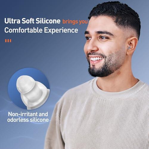 Reure Reure High Fidelity Concert Ear Plugs, Noise Cancelling Silicone Ear Plugs 2 Pairs Great for Concerts Loud Music, Musicians, Motorcycles, Airplanes, Raves, Hearing Protection -20 dB