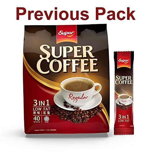 SUPER SUPER Original 3 in 1 Instant Coffee - 800g, 40 Sticks
