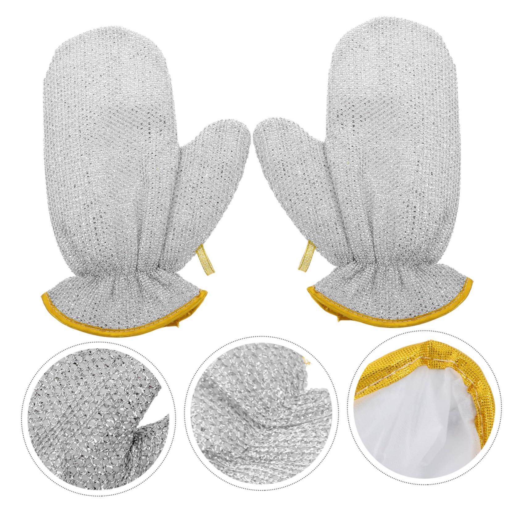 Ipetboom Ipetboom 4 Pcs Dishwashing Gloves Housework Gloves Kitchen Dish-washing Gloves Useful Kitchen Accessories Gloves Useful Gloves Dish Washing Gloves Pvc Kitchen Cleaning Gloves