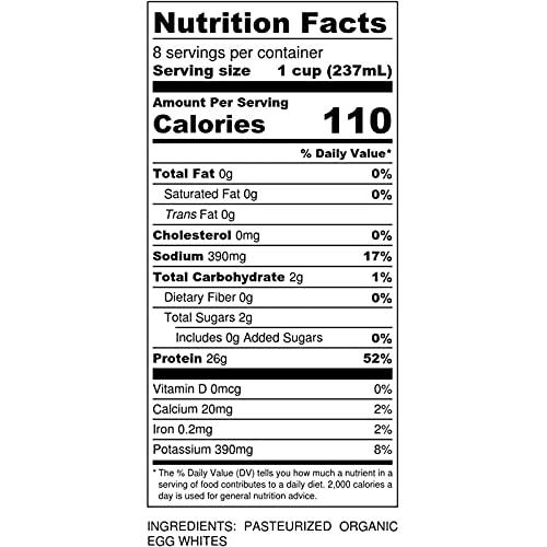MuscleEgg 4 Half-Gallons Plain Organic MuscleEgg Liquid Egg Whites