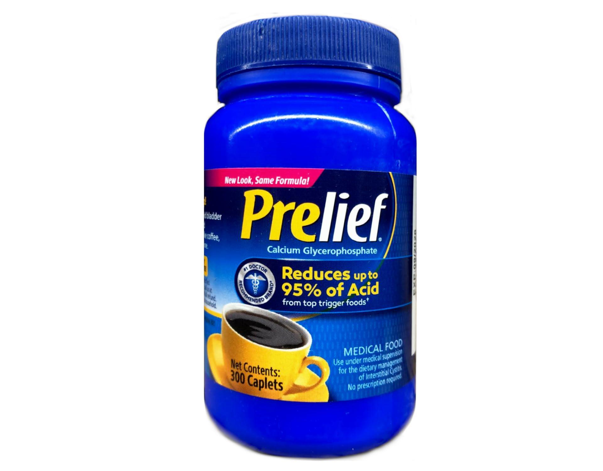 PRELIEF Prelief Acid Reducer Caplets, 300 Count