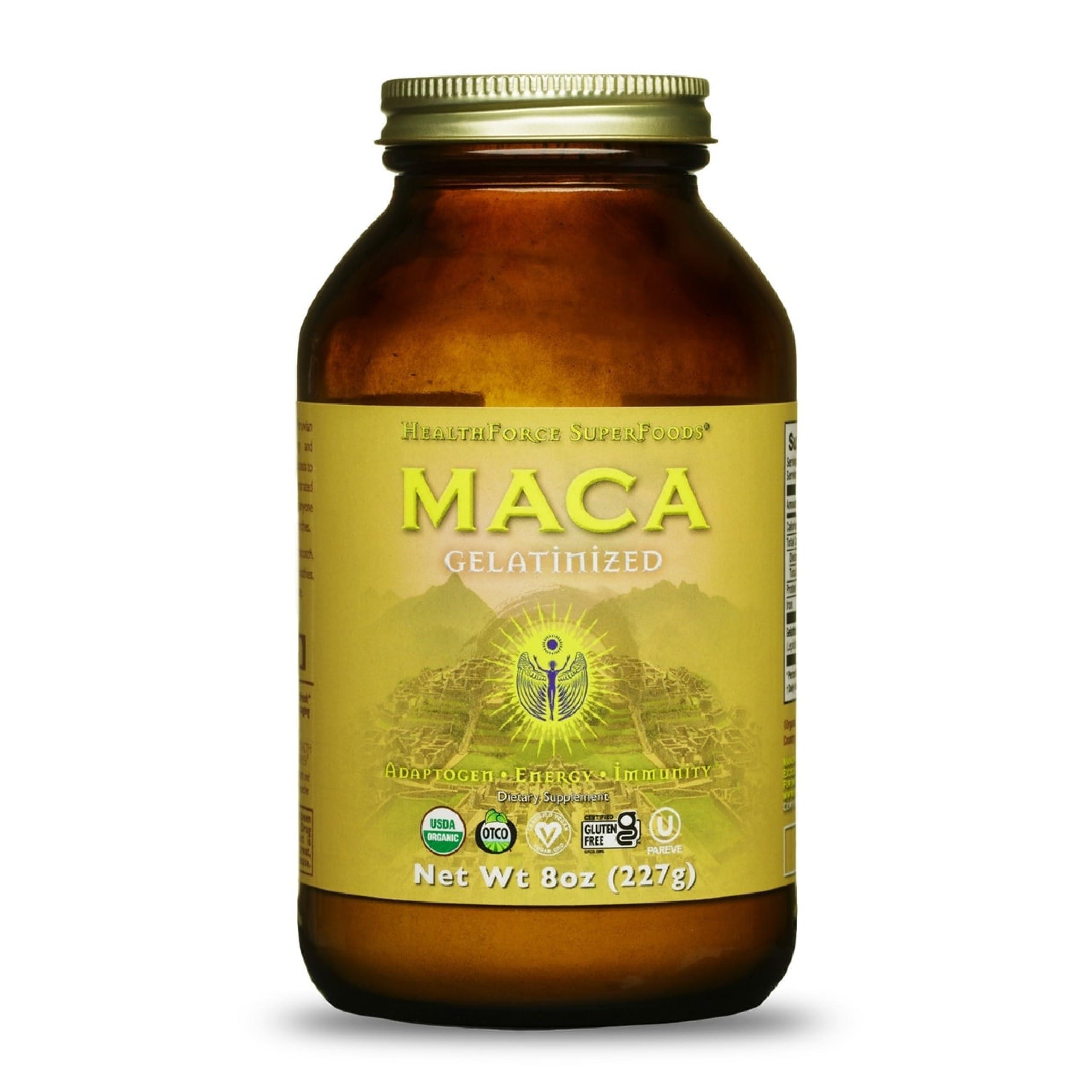 HEALTHFORCE SUPERFOODS Healthforce Superfood Gelatinized Maca - 8 Oz Powder