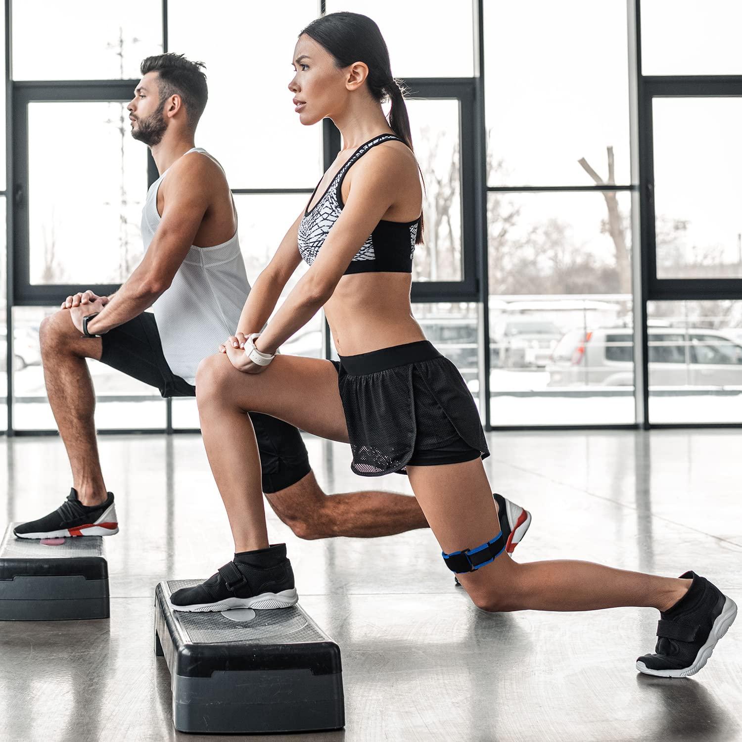 supregear supregear IT Band Strap - Iliotibial Band Compression Wrap, Adjustable Knee Thigh Hip & ITB Support Brace Patellar Tendonitis Stabilizer for Running and Exercise - Men, Women