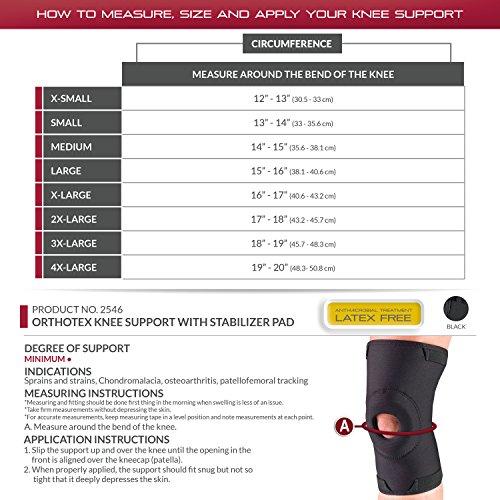 OTC OTC Knee Support, Stabilizer Pad, Orthotex, 4X-Large