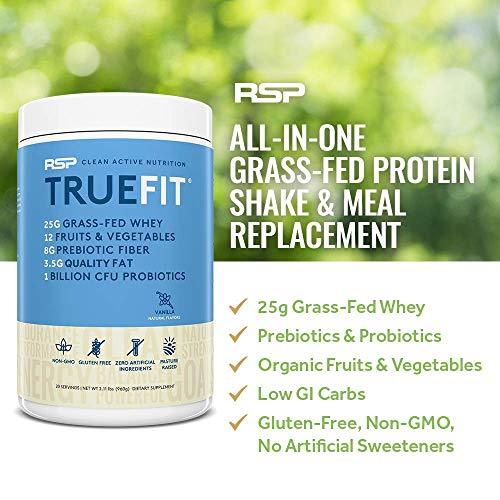 RSP NUTRITION RSP NUTRITION AminoLean Pre Workout Energy (Watermelon 30 Servings) with TrueFit Protein Powder (Vanilla 2 LB)