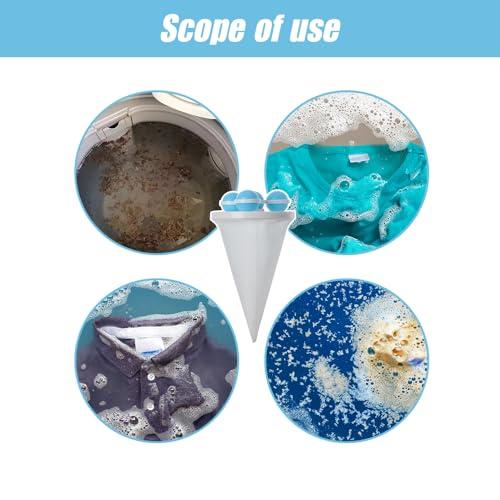 AIIONP Floating Hair Filtering Mesh Removal, Lint Catcher for Washing Machine, Reusable Washing Machine Hair Filter Laundry Pet Hair Catcher Pet Dog Cat Hair Remover for Laundry (Purple*3)