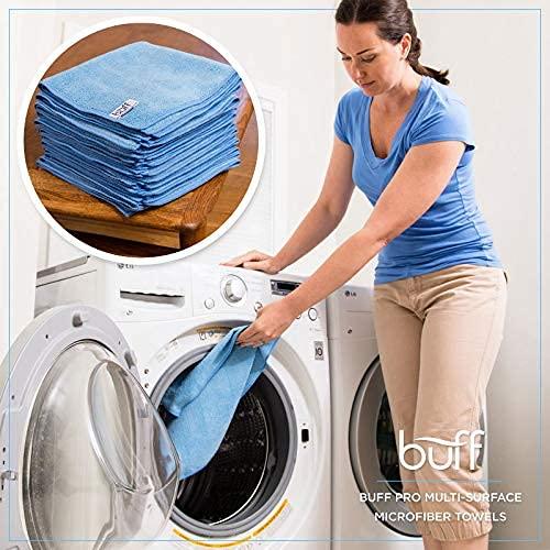 Microfiber Wholesale Microfiber Wholesale 16\" x 16\" Pro Multi Surface Microfiber Towels Bulk | Case: 216 Qty (Green)