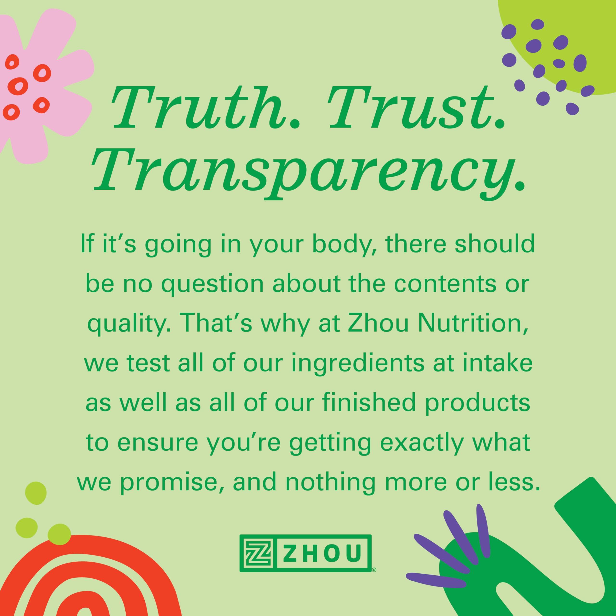 ZHOU Zhou Nutrition Hydro-Fuel Electrolyte Gummies - Advanced Electrolyte Complex - Hydration and Cellular Energy Support Supplements - Vegan, 20 Servings, 60 Gummies