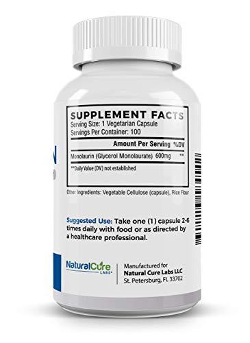 Natural Cure Labs Natural Cure Labs Bundle: Premium Monolaurin 600mg + Immune Support