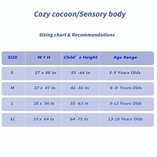 DELVOYE Body Sock Sensory Kids Autism And Sensory Processing Disorders Body Awareness Socks Safe, Breathable, Comforting For Kids Deep Pressure Sensory Training Sack ( Color : Green , Size : XL-165*74 cm )