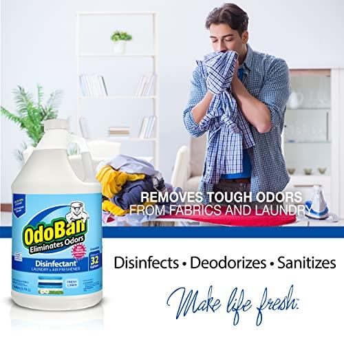 OdoBan OdoBan Disinfectant Concentrate and Odor Eliminator, 2 Gallons, Fresh Linen Scent