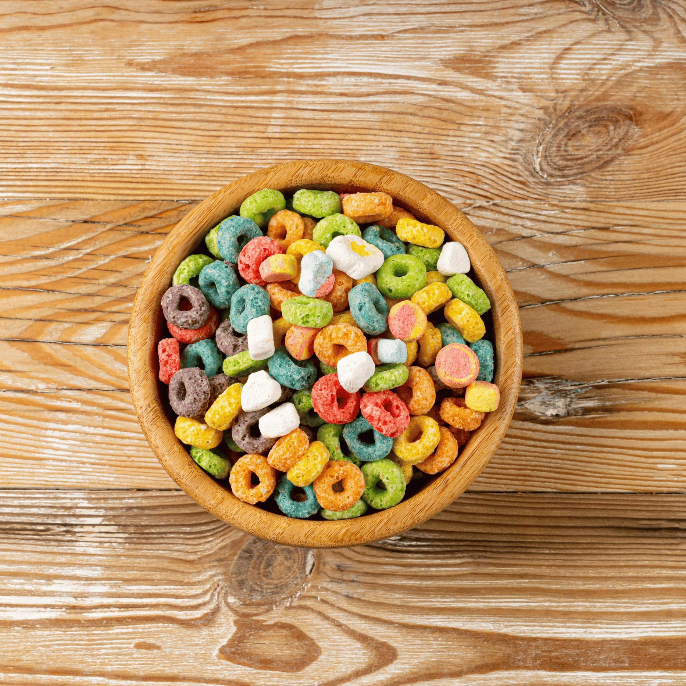 KIDU Dehydrated Marshmallow Bits 1.5 Pound Resealable Bulk Bag Cereal White Assorted Shapes, Perfect For Easter, Saint Patrick's Day Celebration