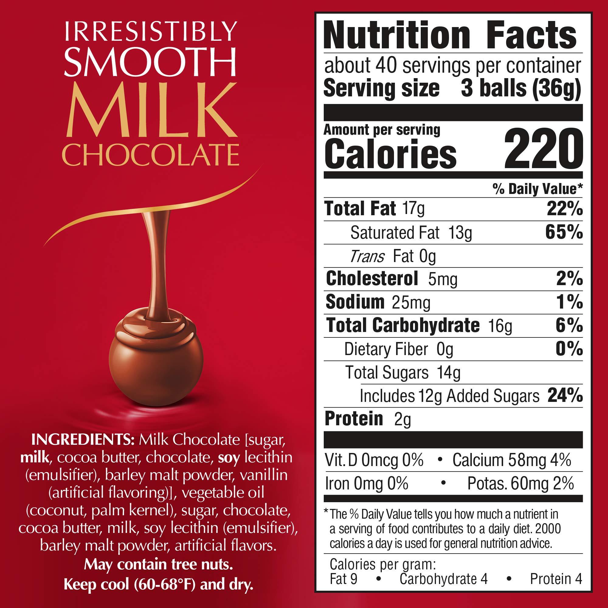Lindt Lindt LINDOR Milk Chocolate Truffles with Smooth Melting Centers, Chocolate for Holidays | Lindt LINDOR Milk Chocolate Truffles with Smooth Melting Centers, Chocolate for Holidays