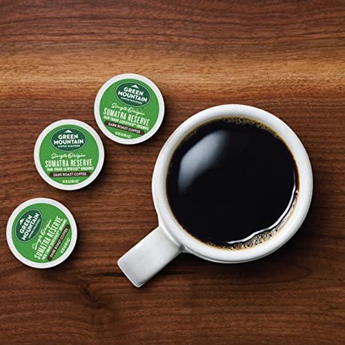 Green Mountain Coffee Roasters Green Mountain Coffee Roasters Sumatra Reserve Coffee, Keurig Single-Serve K-Cup pods, Dark Roast, 32 Count