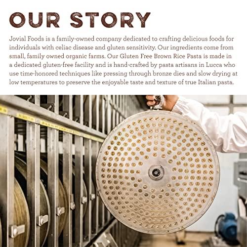 Jovial Jovial Whole Grain Brown Rice Egg Tagliatelle Pasta - Pasta Tagliatelle, Tagliatelle Pasta, Whole Grain Pasta, Organic Pasta, Gluten Free, Dairy Free, Brown Rice Pasta, Made in Italy - 9 Oz, 3 Pack