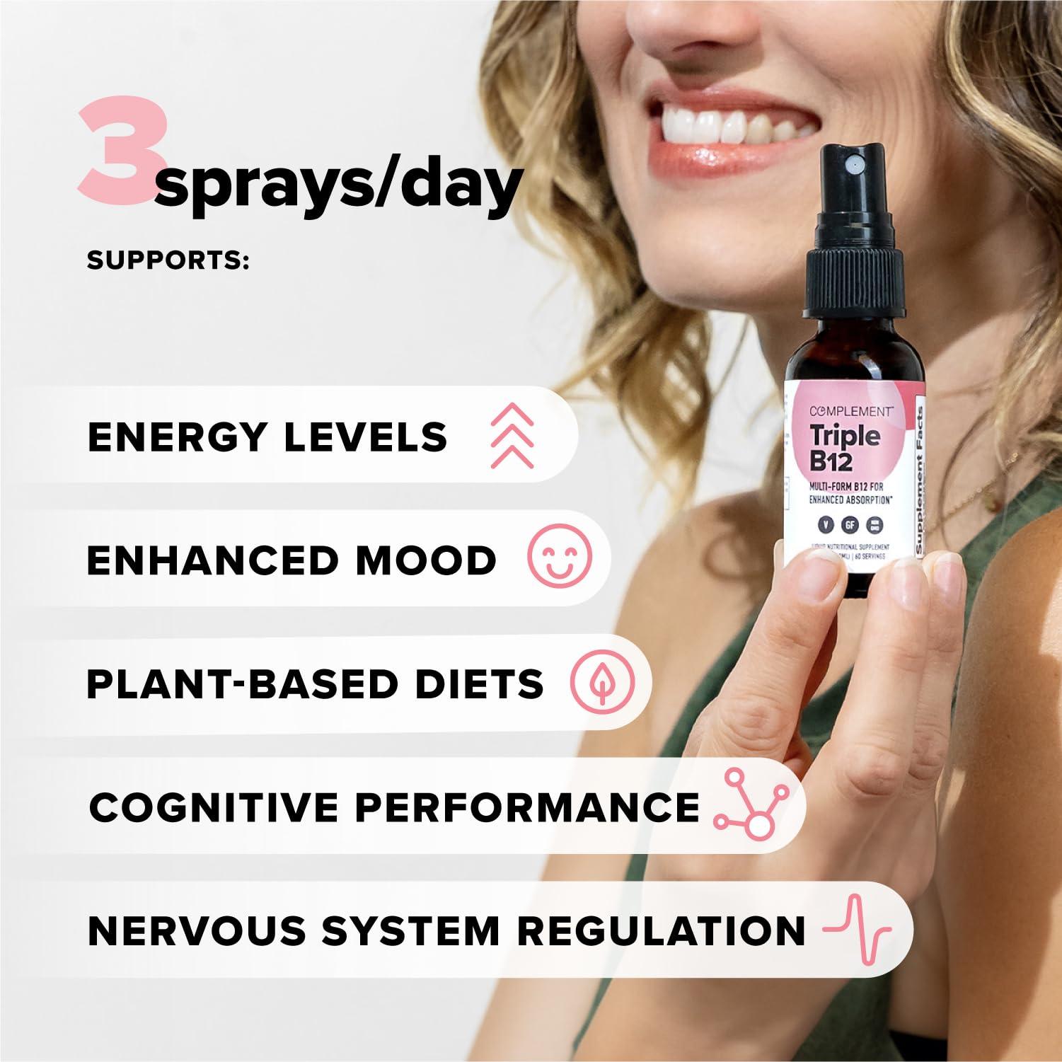 Complement Complement Essential Vegan Multivitamin + Triple B12 Spray Bundle