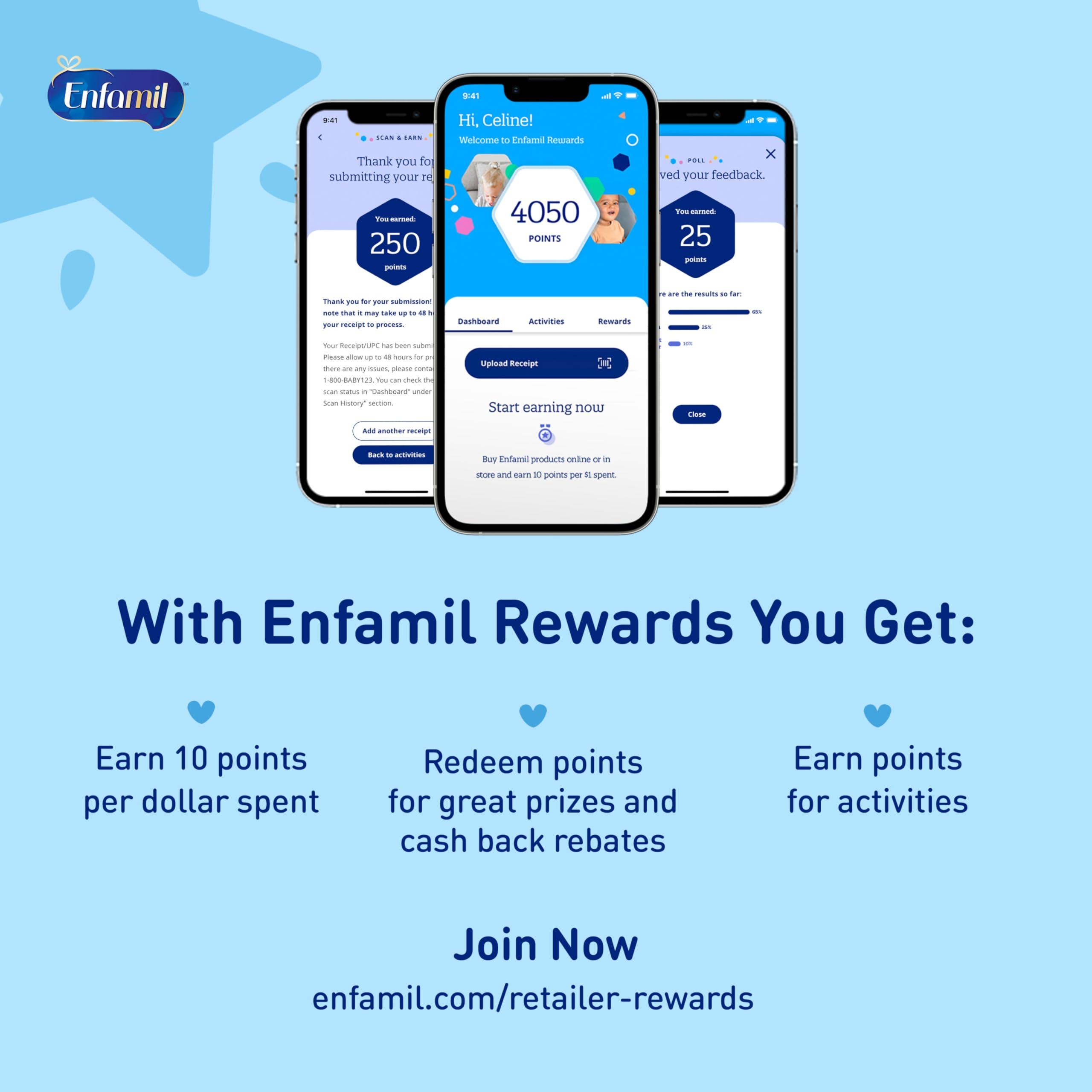 Enfamil Prenatals & Baby Vitamins Enfamil Baby Vitamin D-Vi-Sol Vitamin D Liquid Supplement Drops for Infants, Supporting Strong Teeth & Bones in Newborn Babies, Easy-to-Use, Gluten-Free, 50 mL Dropper Bottle, Pack of 3