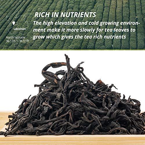 oriarmcha oriarmcha 225g / 8oz Qingdao Laoshan Black Tea Loose Leaf - Chinese Cloud and Mist Black Tea Leaves - Brew Hot or Iced Tea