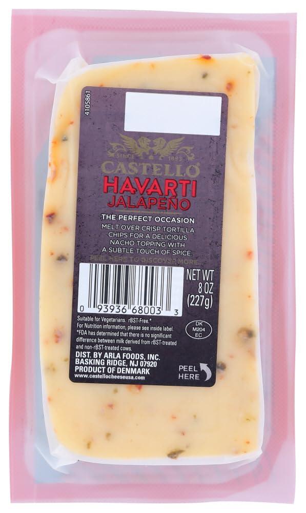 Castello Castello Jalapeno Havarti, 8 Oz (Pack of 3)