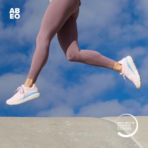 ABEO ABEO MXV Shift Womens Metatarsal Footbed Walking Shoes | Orthopedic Shoes for Women | Ball of Foot Pain Relief | Metatarsalgia Shoes Grey Lilac Knit 9 Medium