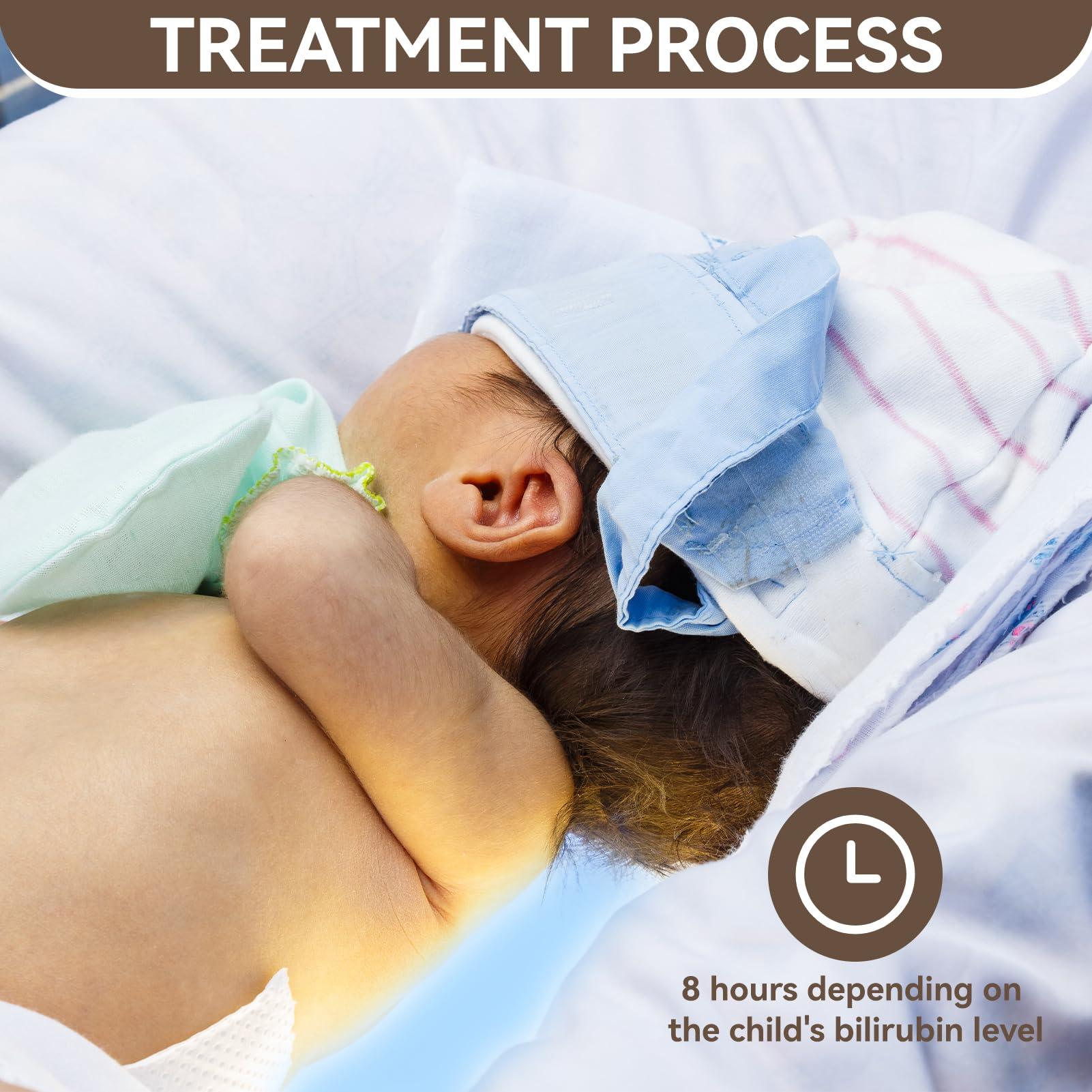 Agatige Newborn Jaundice Therapy Blanket, Professional Blue Light Lamps Jaundice Relief Tool Light Therapy Pad for Body