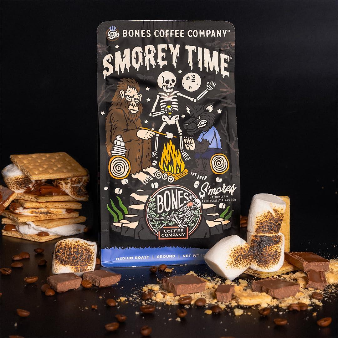 Bones Coffee Company Bones Coffee Company S\'morey Time and Sinn-O-Bunn 12 oz Ground Coffee Bundle