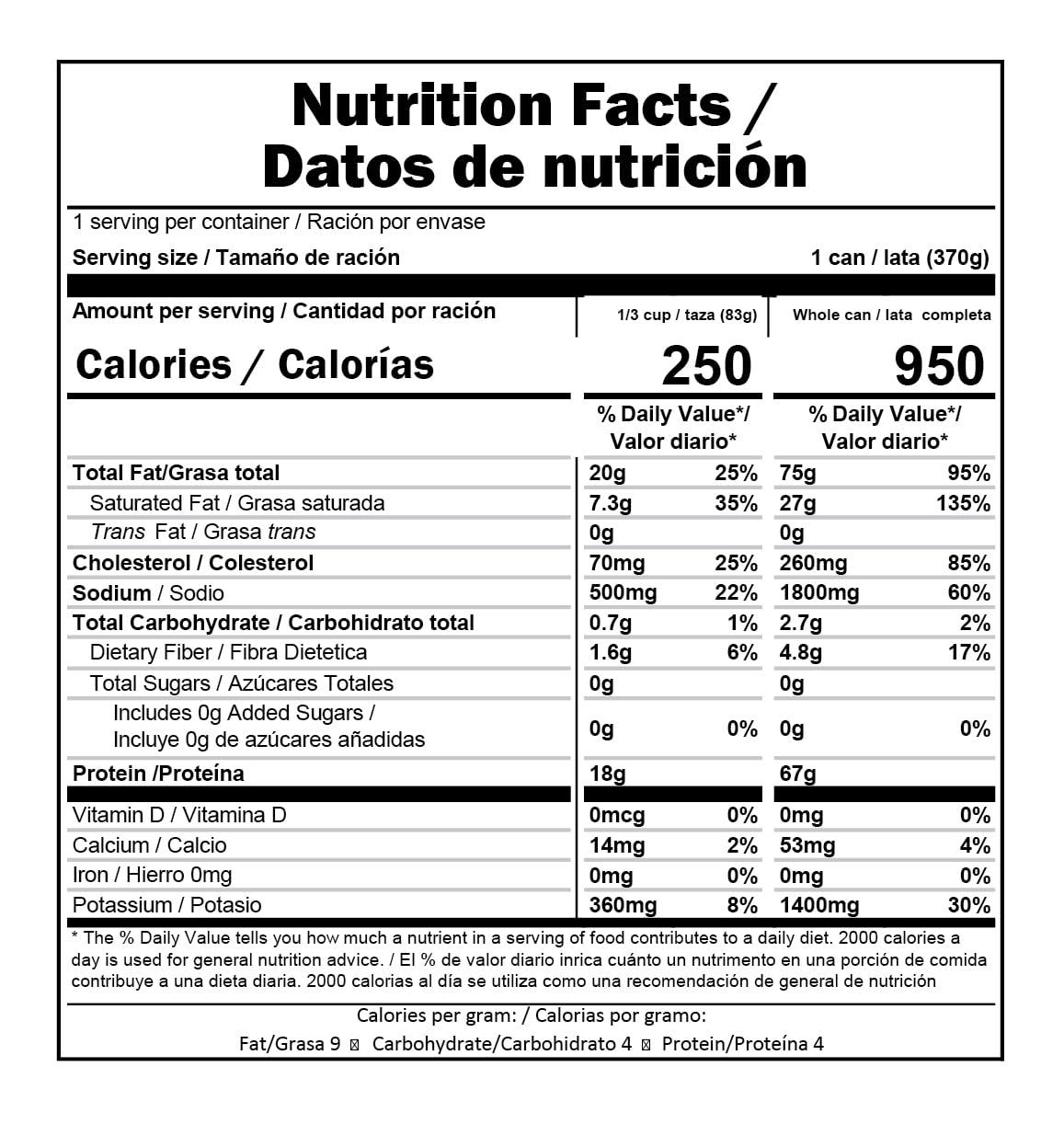 Chata CHATA Pork Chilorio 13.05 Oz Can | Shredded, Seasoned Pork Meat Pack 1