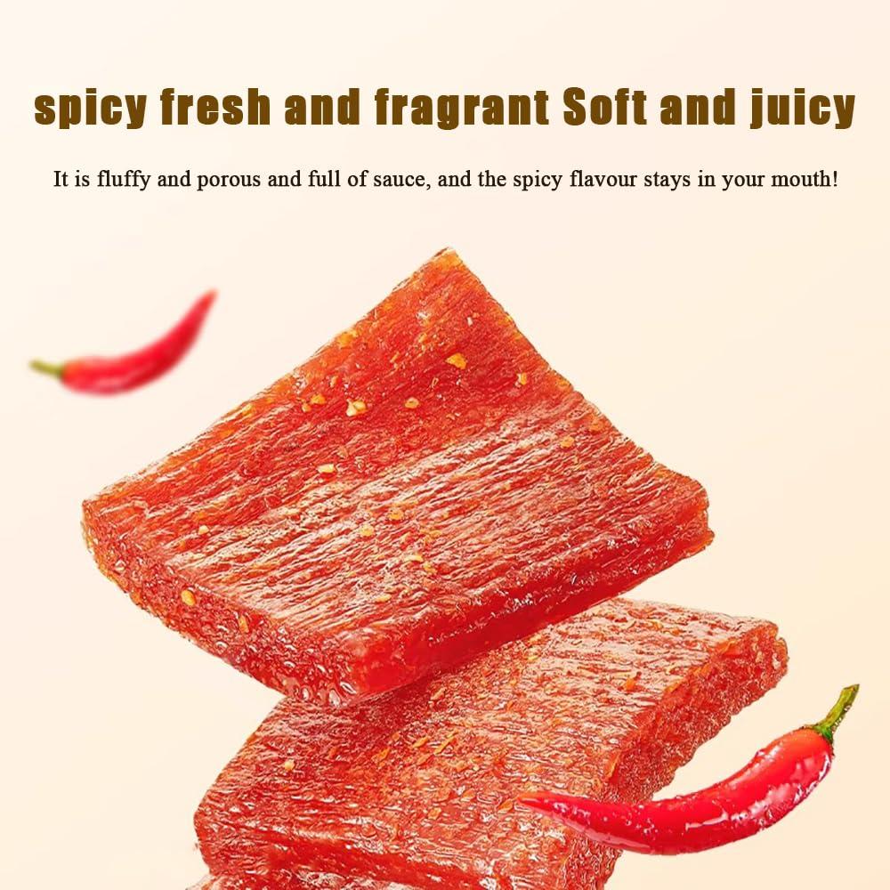 Phuumy Phuumy 1.06 lb latio Spicy Strips Chinese Snacks Vegan Fragrant Spicy Flavour Classic Spicy Flavor,Mouthwatering Chinese FoodClassic Spicy Gluten Latiao,Authentic Chinese Snacks