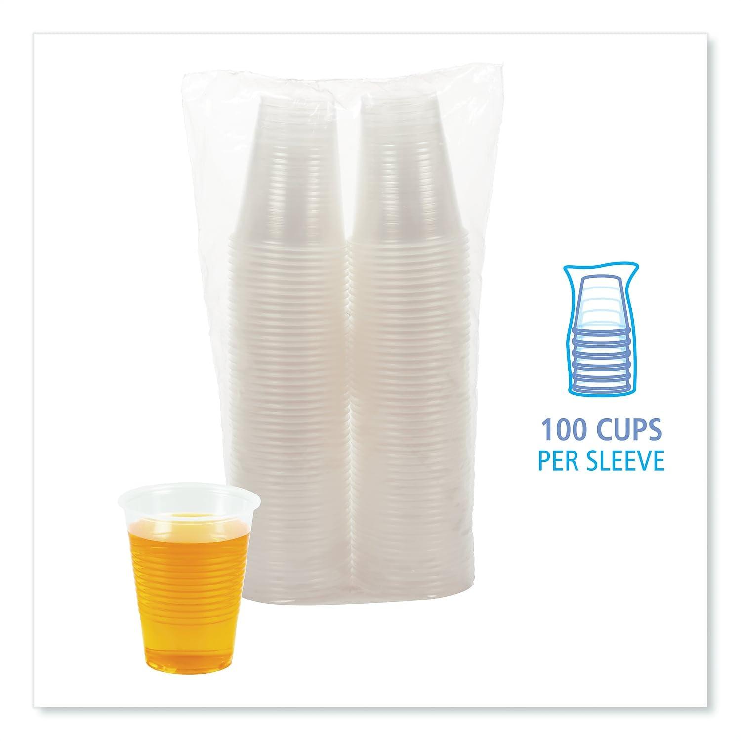 Boardwalk Boardwalk BWKTRANSCUP10PK - Translucent Plastic Cold Cups