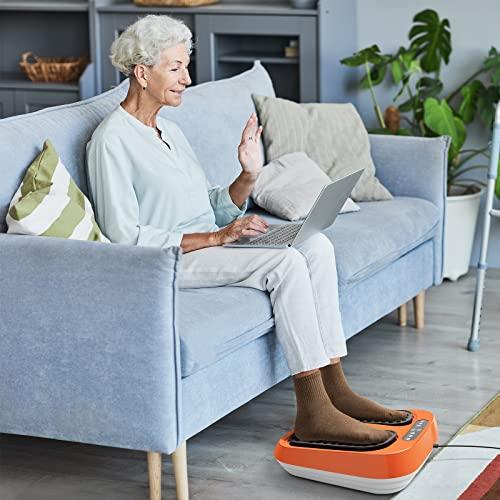 ROTAI ROTAI Foot Massager Machine with Remote, Multi Relaxations and Pain Relief - Shiatsu Vibration Feet Massager Increases Circulations, Relieve Stiffness Tired Muscles and Plantar Fasciitis (Orange)