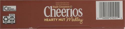 Cheerios Cheerios Hearty Nut Medley Breakfast Cereal, Maple Cinnamon Flavored, Made With Whole Grain, Large Size, 14.7 oz (Pack of 2)