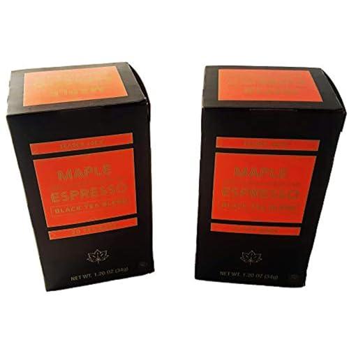 TJ's Trader Joes Maple Espresso Black Tea - 2-Pack (40 bags)