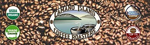 CAMANO ISLAND COFFEE ROASTERS Camano Island Coffee Roasters Organic Sumatra Medium Roast Coffee- Fresh Premium USDA Certified Organic Shade Grown, Fair Trade, and Ethical