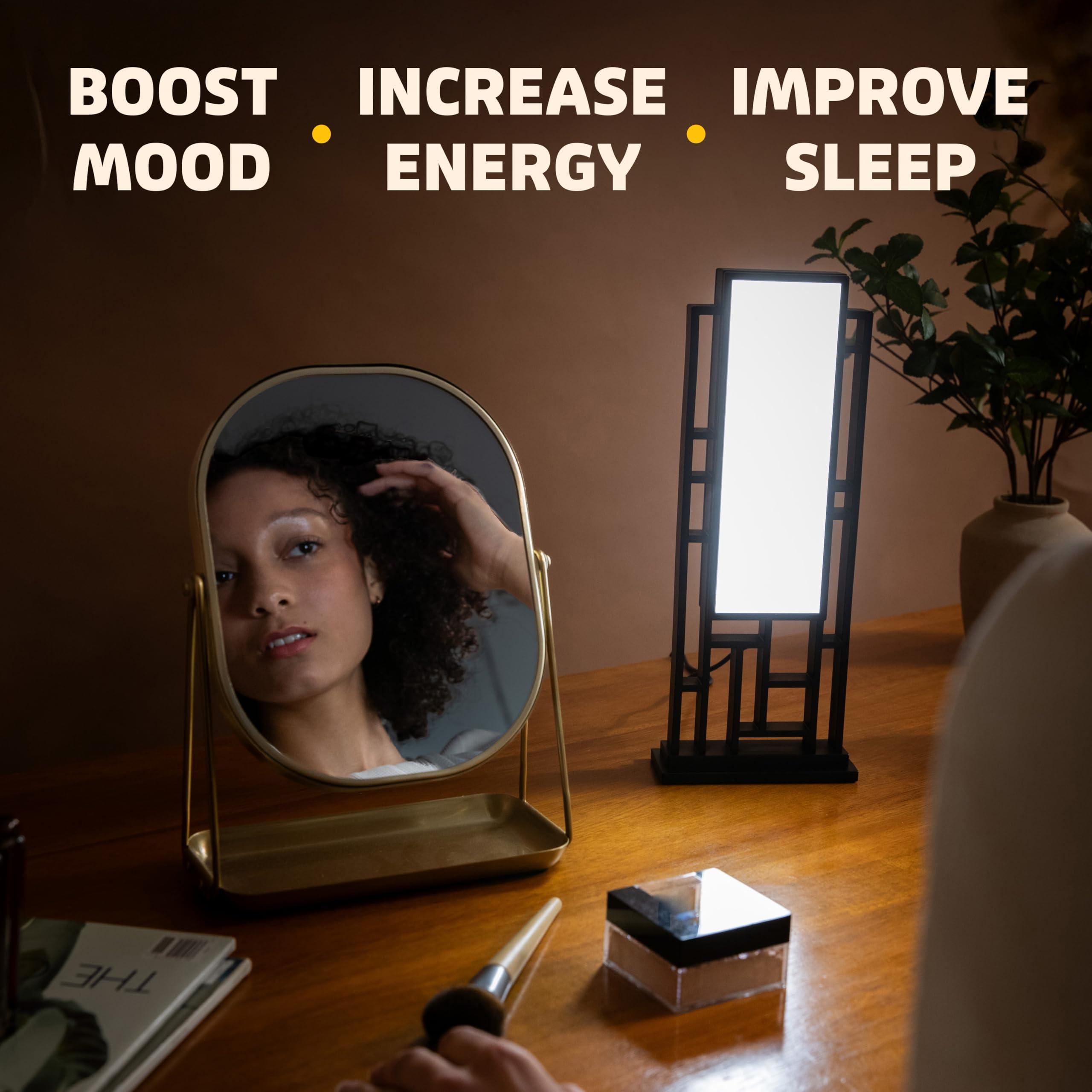 Circadian Optics Circadian Optics Lattis Light Therapy Lamp | As Seen On Shark Tank | 10,000 Lux Full Spectrum UV-Free Light | Boost Mood, Improve Sleep, Increase Energy & Enhance Focus