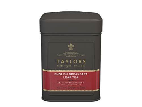 Taylors of Harrogate Taylors of Harrogate English Breakfast Loose Leaf, 4.41 Ounce Tin (Pack of 6)