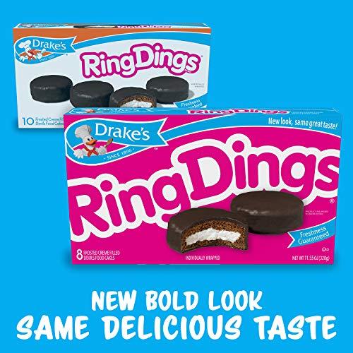 Drake's Drake's Ring Dings Cakes 13.5 oz, 10 Count