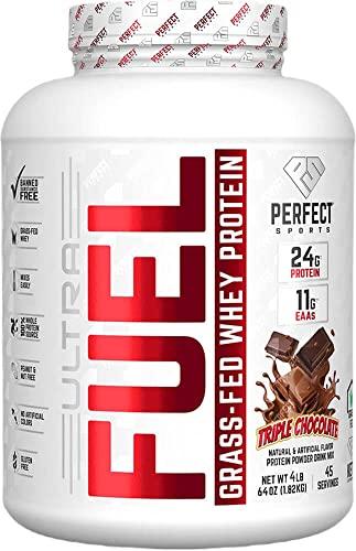 PERFECT SPORTS PERFECT SPORTS Ultra Fuel Grass-Fed Whey Protein - 4lbs Triple Chocolate