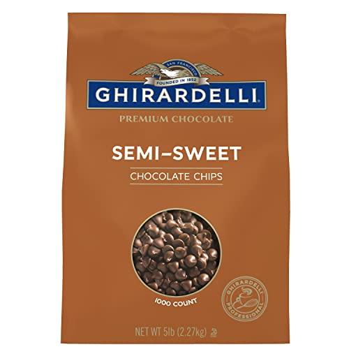 Ghirardelli Chocolate Company Ghirardelli Chocolate Company Semi-Sweet Chips 1000 per lb., 5lb (Pack of 2)