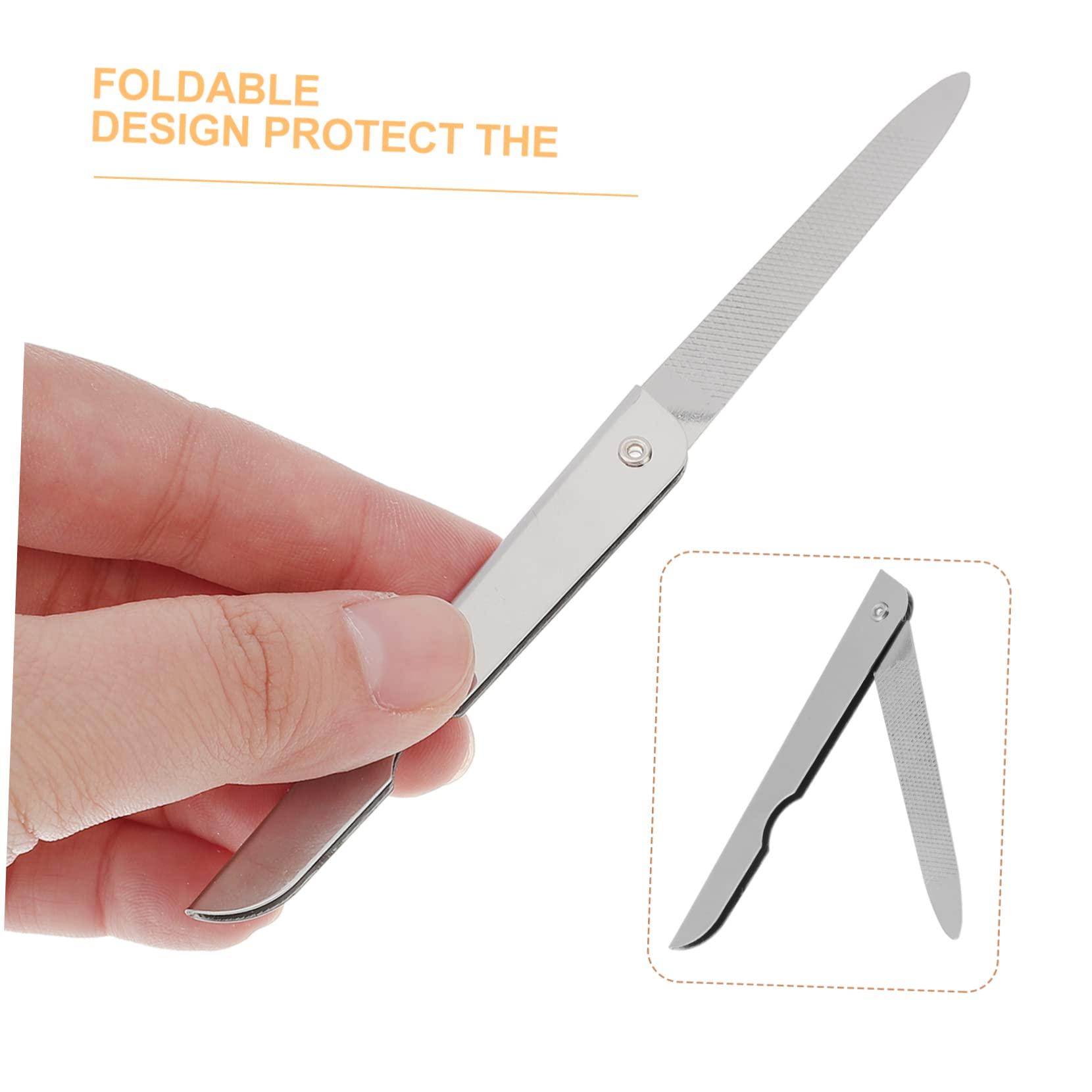 FOMIYES 6pcs Nail Buffer Nail File Foldable Nail Files Nail File Buffer