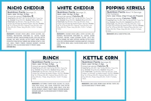 Kernel Season\'s Kernel Season\'s Movie Night Deluxe Pack, Popcorn Kernels, Seasonings, Butter Oil, Variety Pack