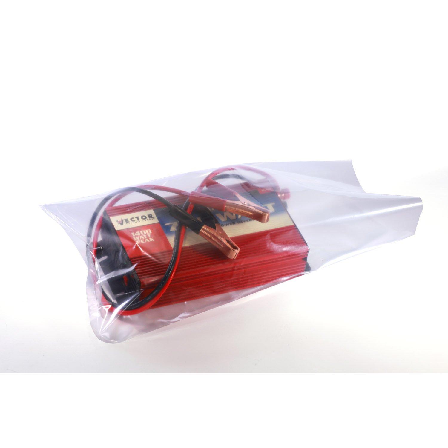 Smart Tech Plastic Bags 7" x 9" x 4 mil Clear Eco-Manufactured Plastic Layflat Bags (Case of 1,000)