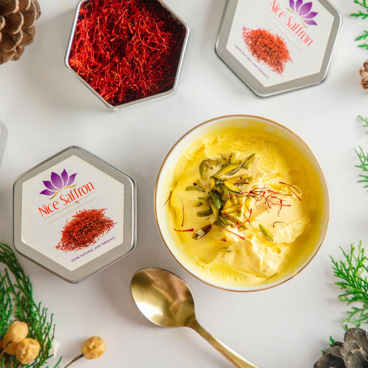 Nice Saffron Nice Saffron Premium Organic Saffron Powder Deep Red (5 Grams)