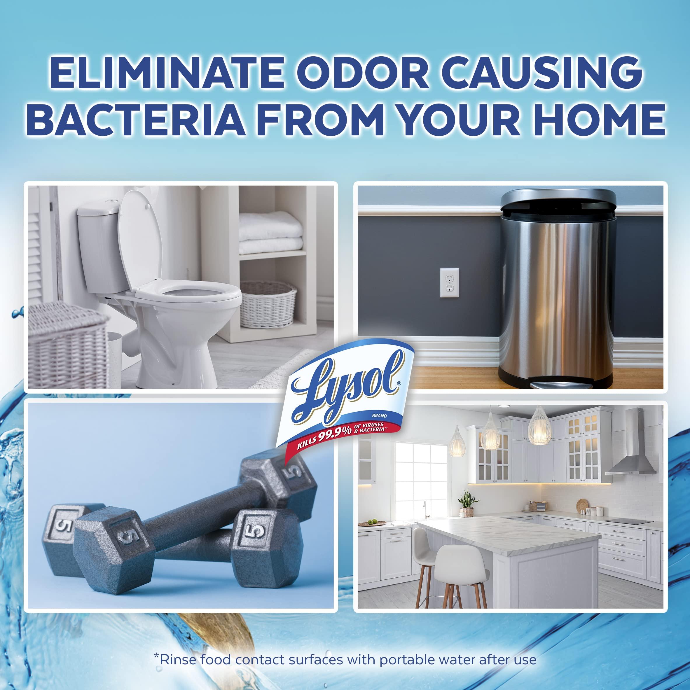 Lysol Lysol Neutra Air 2 in 1, Disinfectant Spray, Eliminates Odor, Driftwood Waters, 6 Pack (6x10 oz), Air Freshener