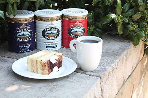 FRENCH MARKET French Market Coffee & Chicory Decaffeinated Medium-Dark Roast Ground Coffee, 12oz Can (Pack of 3)