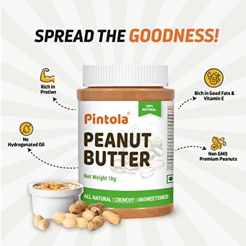 Pintola Pintola All Natural Peanut Butter (EXTRA Crunchy) (Unsweetened) (350g)