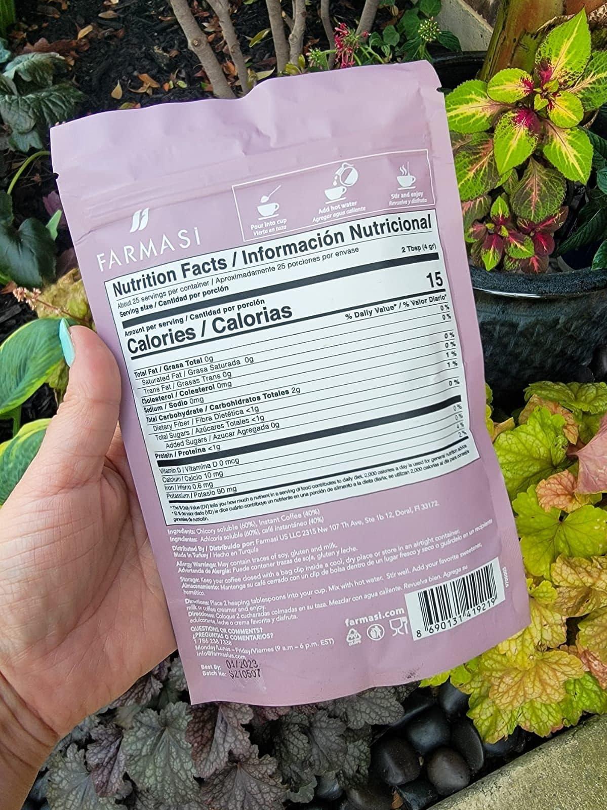 nutriplus FARMASi Nutriplus Chicory Instant coffee & chicory blend (100gr)